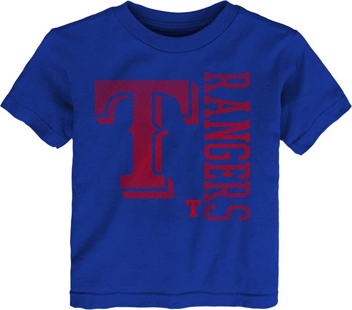 Texas Rangers Official MLB Genuine Kids Youth Size Athletic Shirt