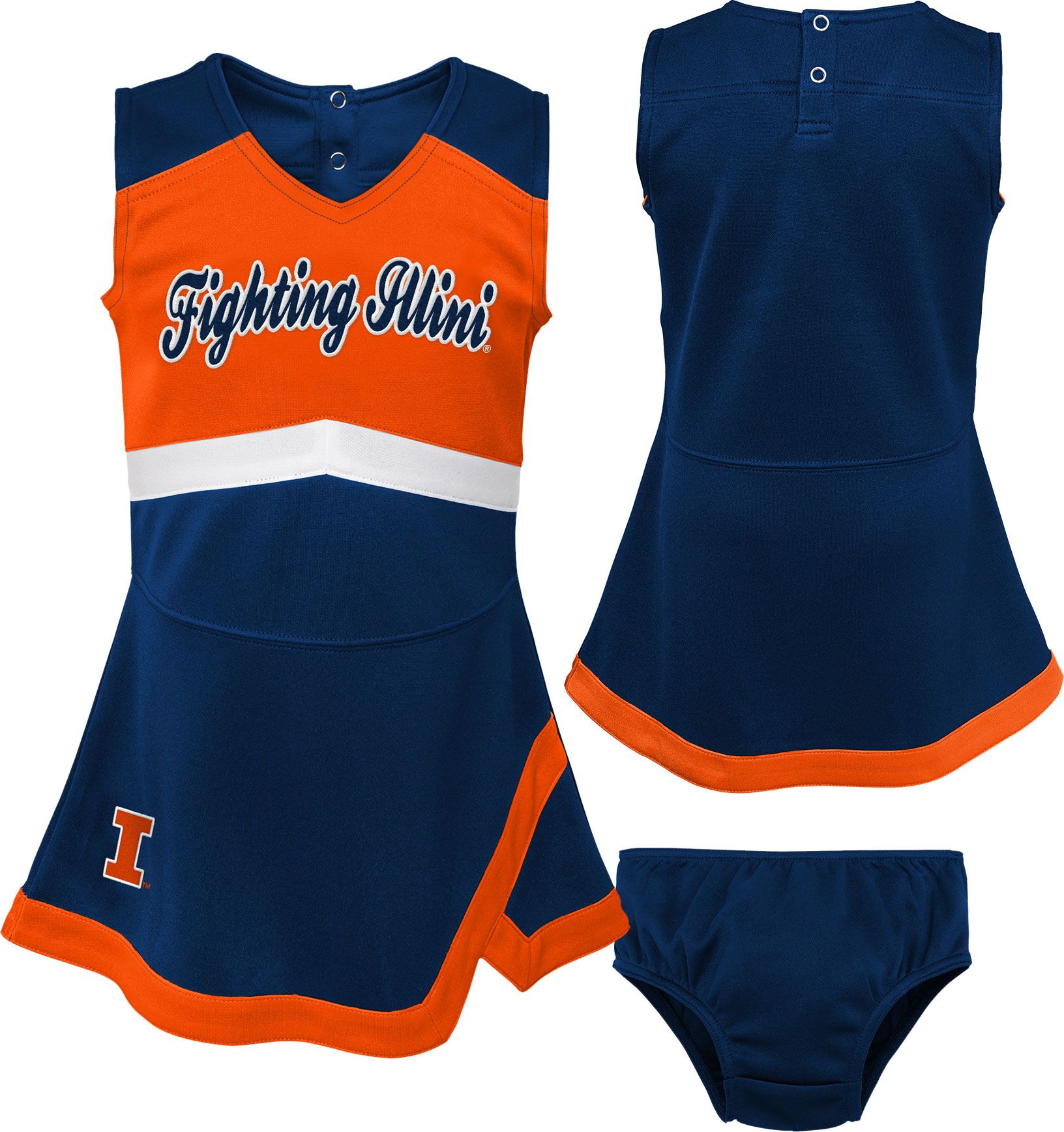 Gen2 Toddler Girls' Illinois Fighting Illini Blue Cheer Dress product image