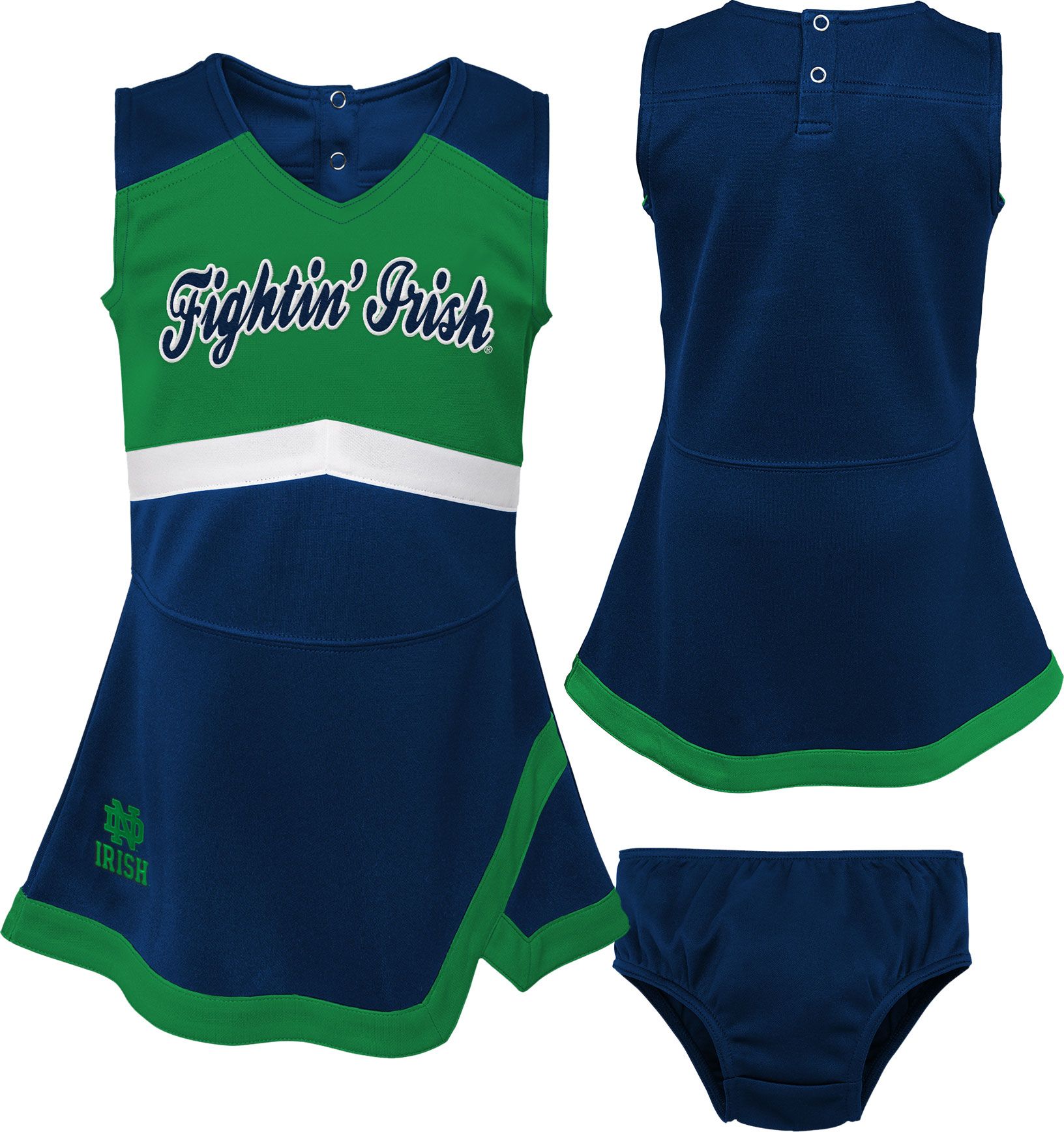 Gen2 Toddler Girls' Notre Dame Fighting Irish Navy Cheer Dress product image
