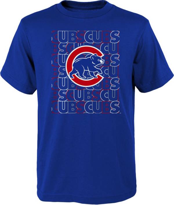 MLB Team Apparel Youth Chicago Cubs Royal Home Run T-Shirt