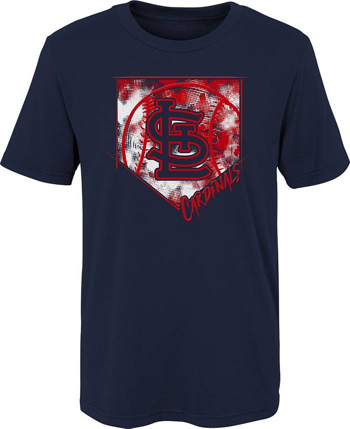 MLB Team Apparel Youth St. Louis Cardinals Paul Goldschmidt #46 Navy  T-Shirt