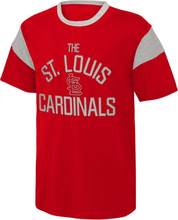MLB Team Apparel Youth St. Louis Cardinals Red Home Run T-Shirt
