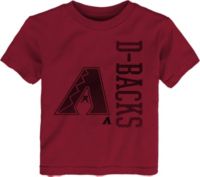 New Era Girl's Arizona Diamondbacks Red Dipdye V-Neck T-Shirt