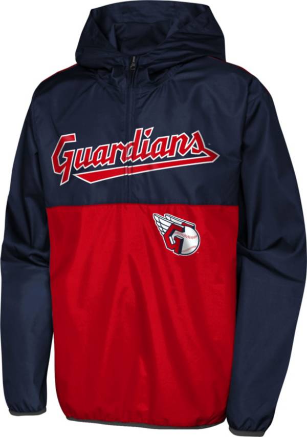 MLB Team Apparel Youth Cleveland Guardians Colorblock Grand Slam Hoodie product image