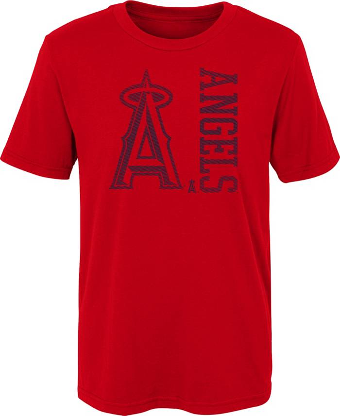 MLB Team Apparel 4-7 Los Angeles Angels Red Impact T-Shirt