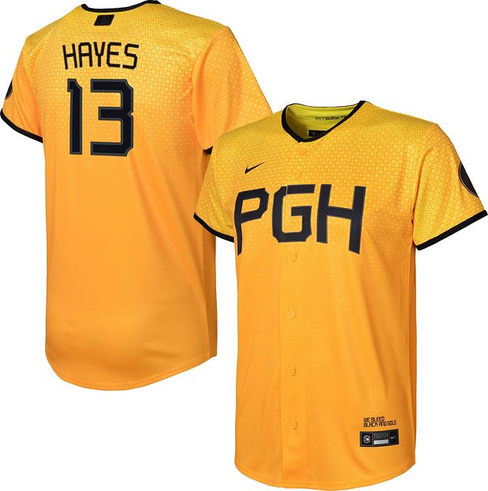 Nike MLB Pittsburgh Pirates City Connect (Ke'Bryan Hayes) Men's Replica Baseball Jersey