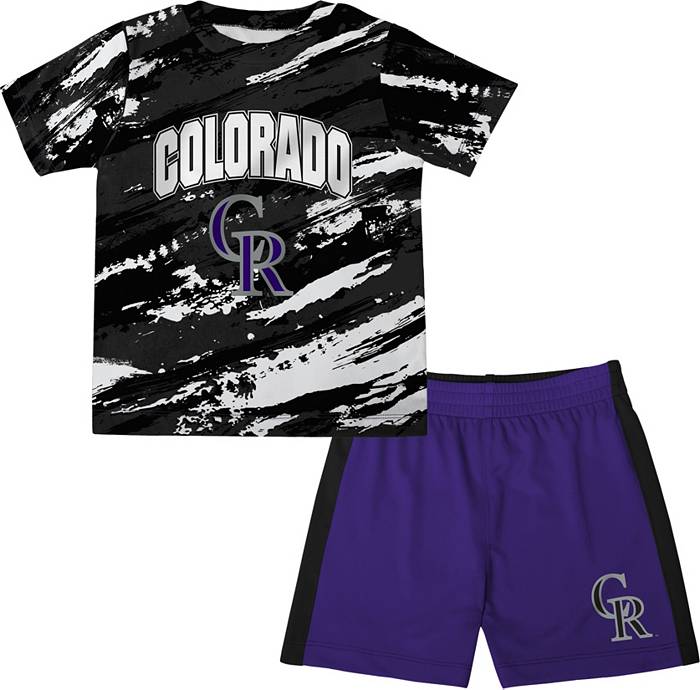 Youth Colorado Rockies Nike Purple Alternate Replica Team Jersey