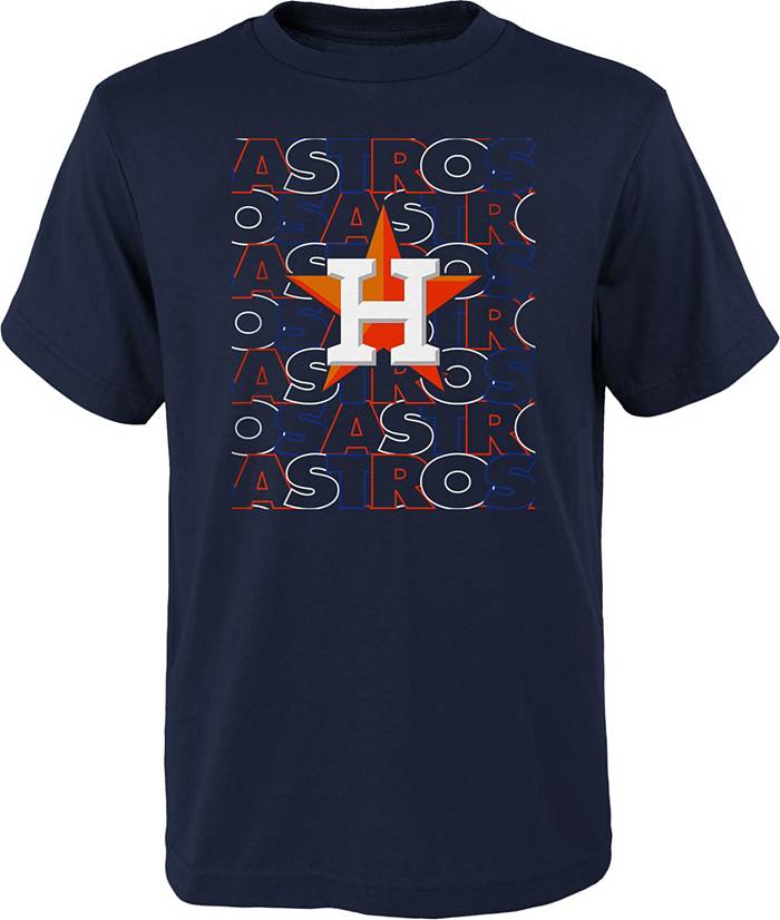 MLB Team Apparel 4-7 Houston Astros Navy Heart Shot T-Shirt
