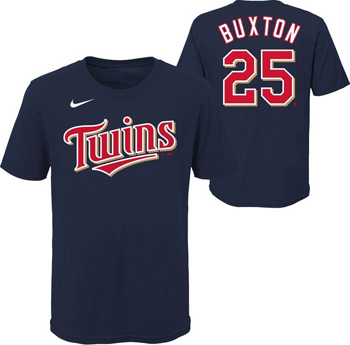 Homage Youth Red Minnesota Twins Buxton T-Shirt S