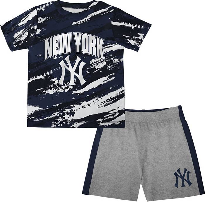 MLB Team Apparel 4-7 New York Yankees Gray Homefield T-Shirt