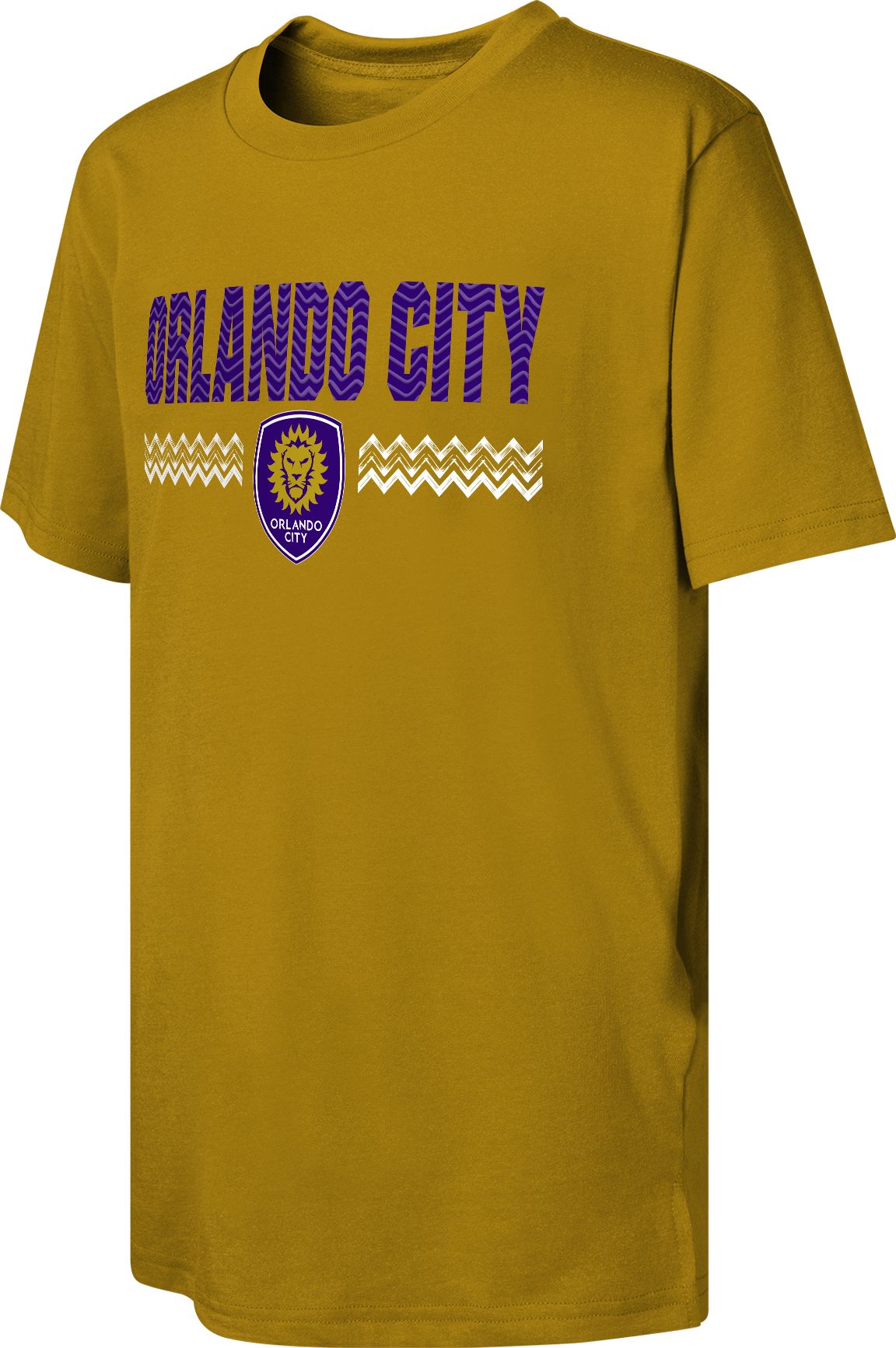 MLS Youth Orlando City Wordmark Gold T-Shirt product image