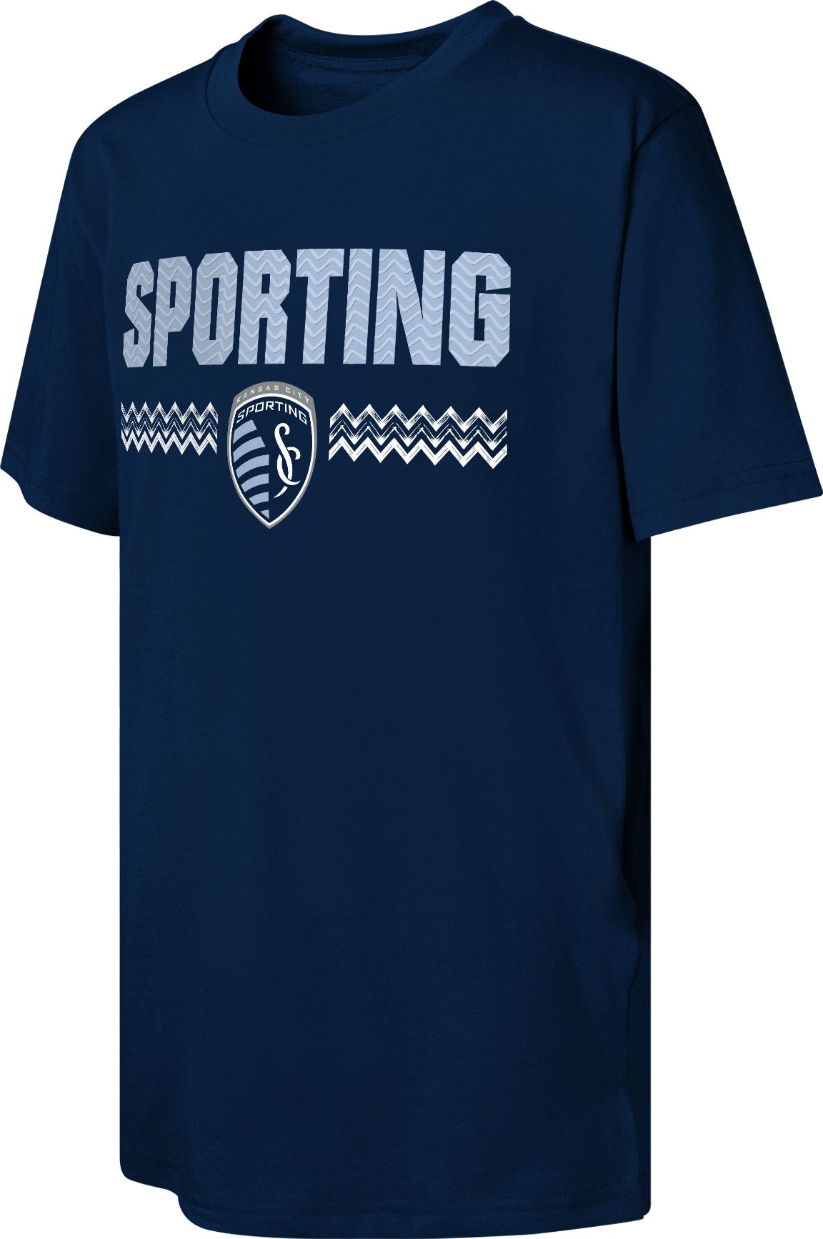 MLS Youth Sporting Kansas City Wordmark Navy T-Shirt product image