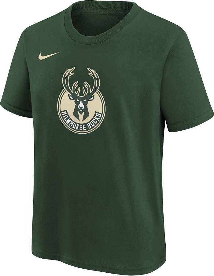 Milwaukee Bucks Nike Block Graphic T-Shirt - White - Mens