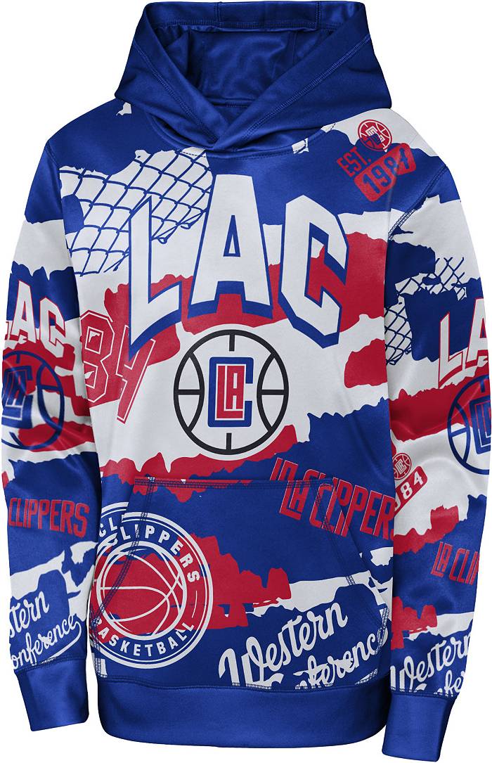 Los Angeles Clippers Nothing But Net Graphic Long Sleeve T-Shirt - Mens