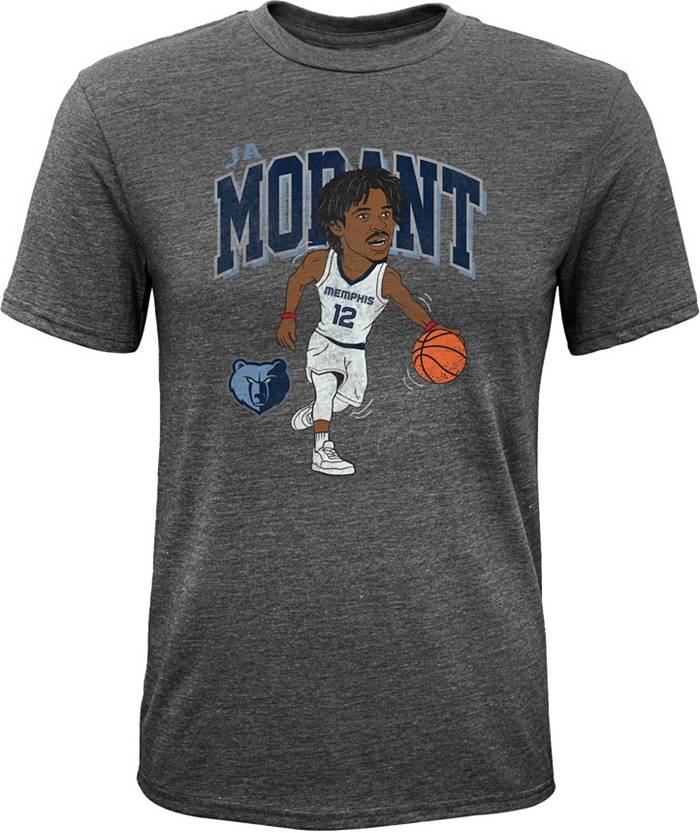 Nike Men's Memphis Grizzlies Ja Morant #12 White Dri-Fit Swingman Jersey, Large