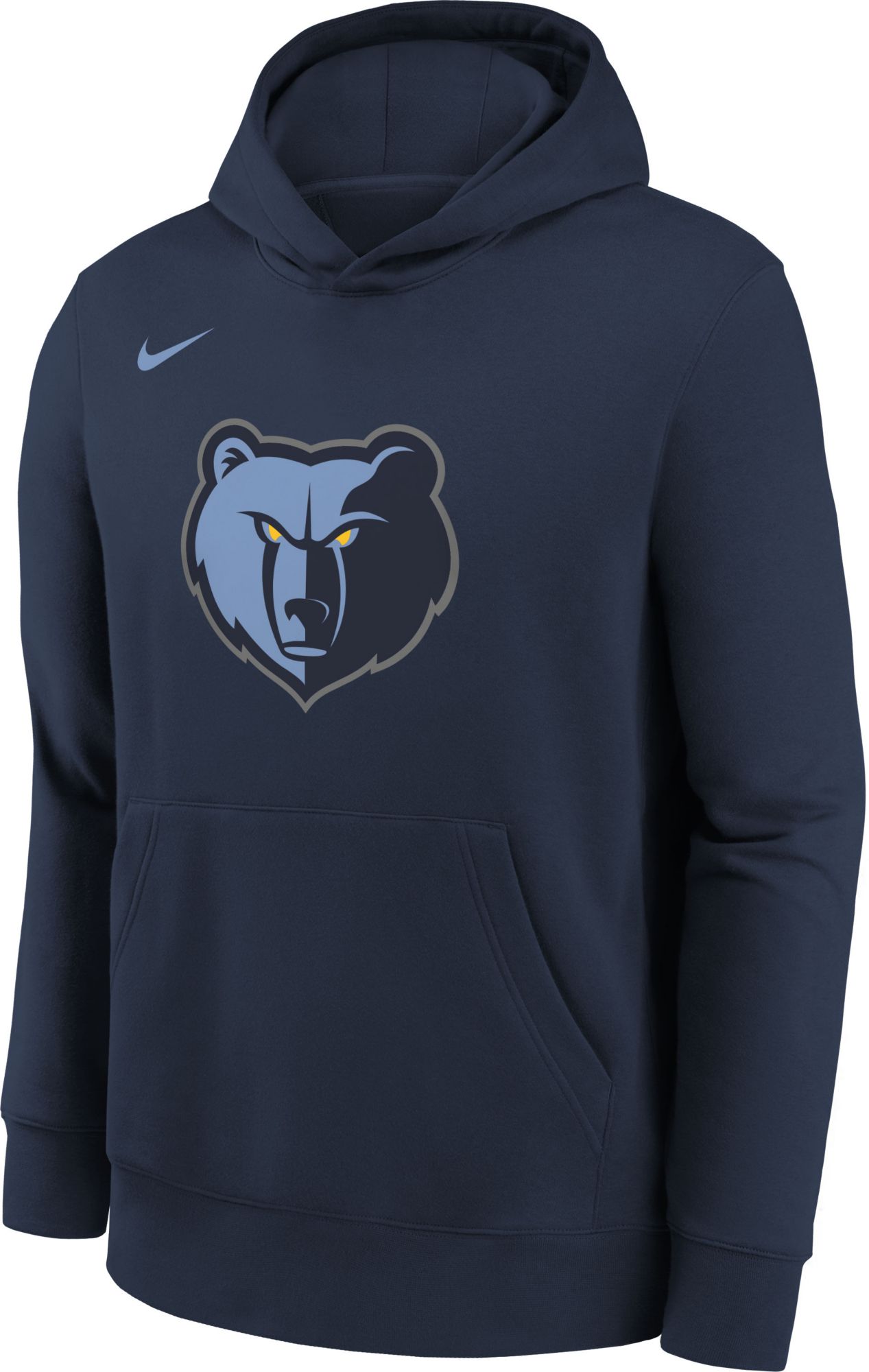 Nike Youth Memphis Grizzlies Navy Club Logo Fleece Sweatshirt