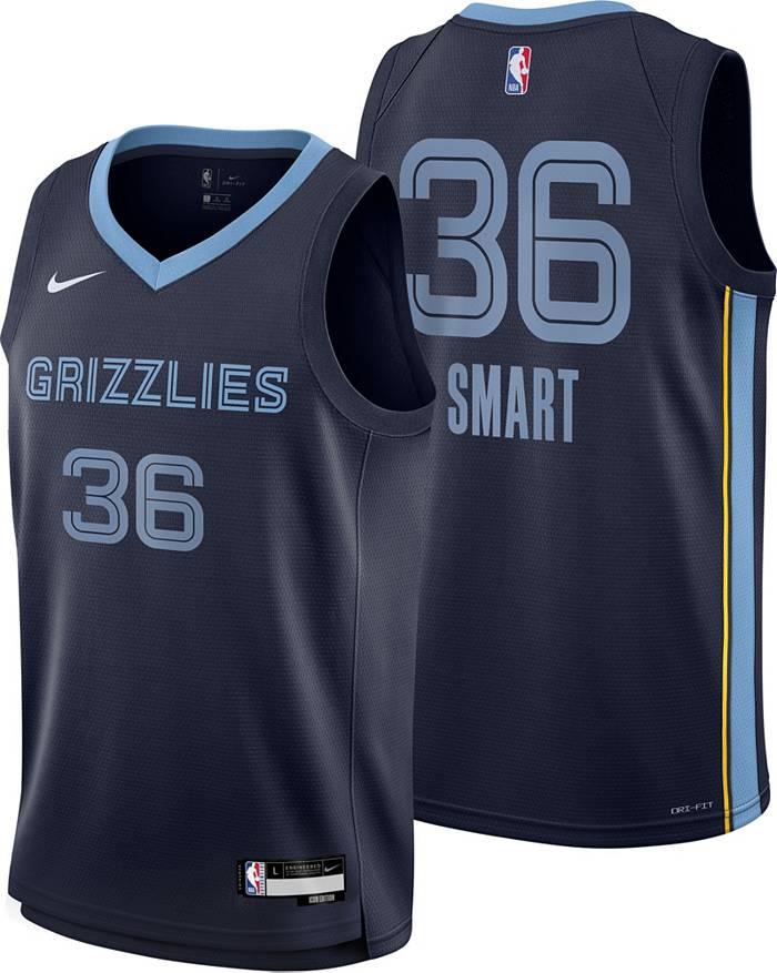 Nike Youth Ja Morant Navy Memphis Grizzlies Icon Name & Number T-Shirt