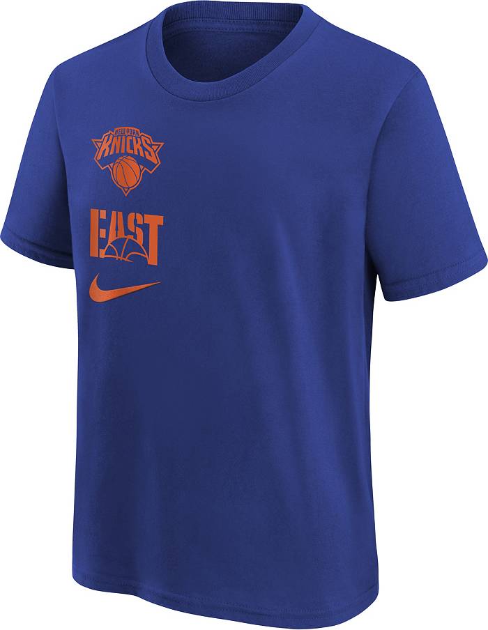 Outerstuff Nike Youth New York Knicks Blue Starting 5 Shorts, Boys', Medium