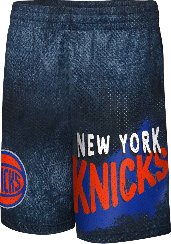 Nike Youth New York Knicks Blue Heatup Swingman Shorts product image