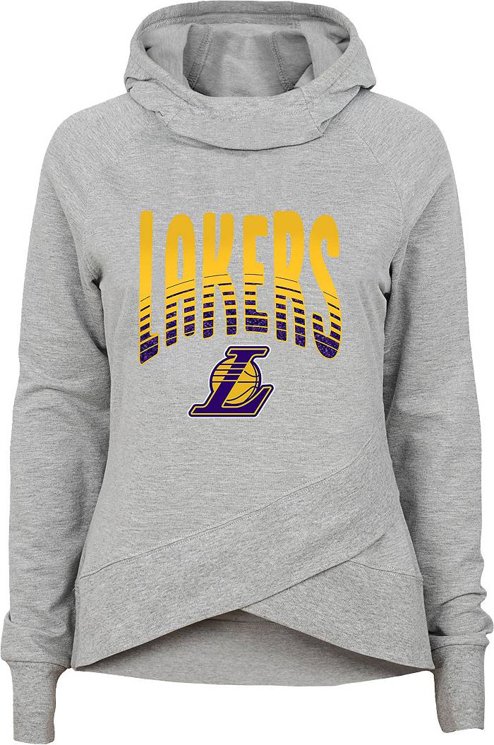 Nike Men's 2022-23 City Edition Los Angeles Lakers White Essential Pullover Hoodie, Small