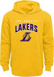 Los Angeles Lakers Nike Name & Number Fleece Hoodie - Lebron James - Youth