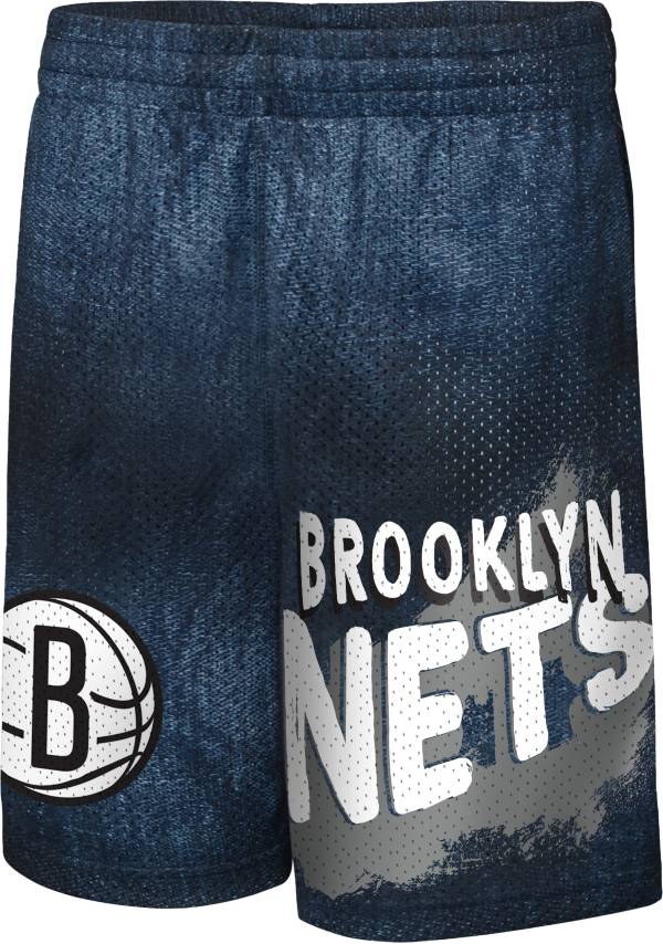Nike Youth Brooklyn Nets Blue Heatup Swingman Shorts product image