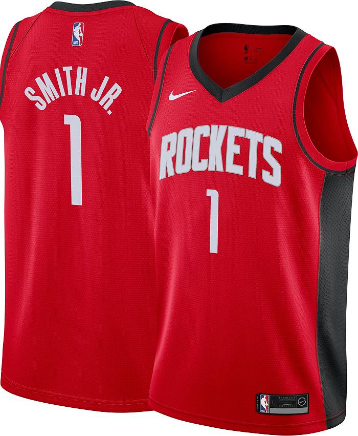 Houston Rockets Jabari Smith 2022-23 White 55th Anniversary Jersey