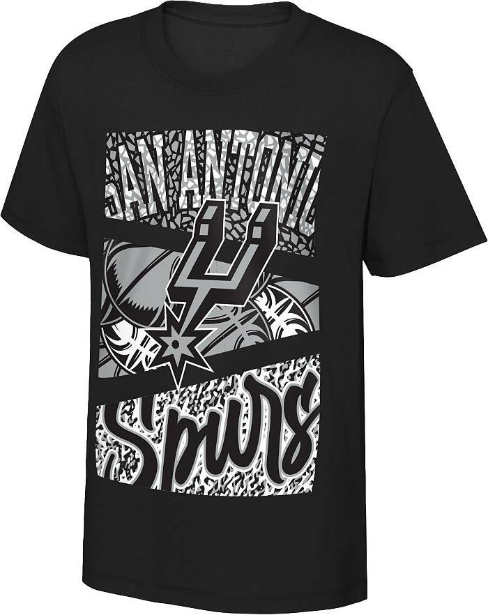 Youth San Antonio Spurs Black Team T-Shirt 