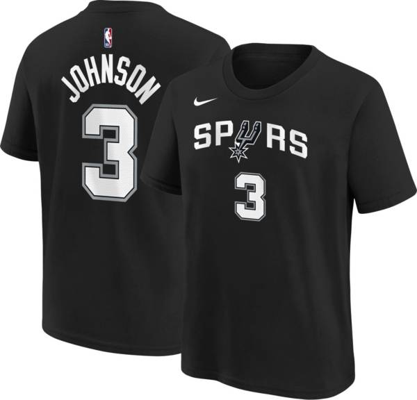 Nike Youth San Antonio Spurs Black Keldon Johnson #3 T-Shirt product image