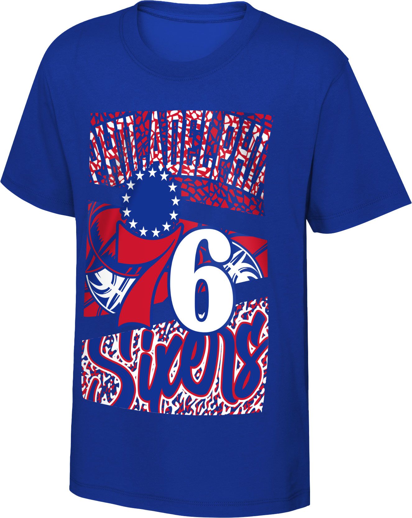 Outerstuff Youth Philadelphia 76ers Blue Court Culture T-Shirt