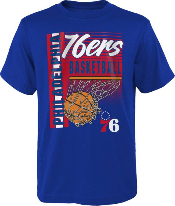 Nike Youth Philadelphia 76ers Royal Swish T-Shirt product image