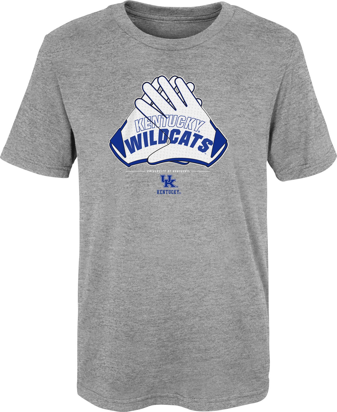 Gen2 Little Kids' Kentucky Wildcats Heather Grey Hands Up T-Shirt