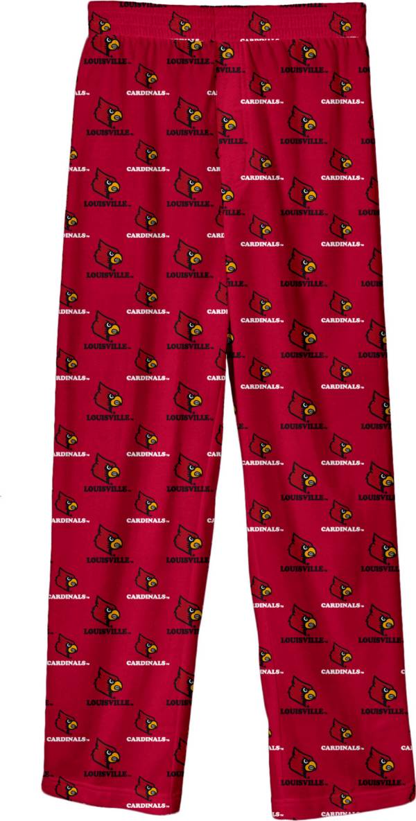New NWT Louisville Cardinals Pajamas Pants PJs Youth Boys Size S Small 8