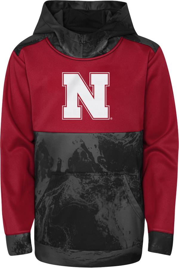 Gen2 Youth Nebraska Cornhuskers Red All Out Blitz Pullover Hoodie ...