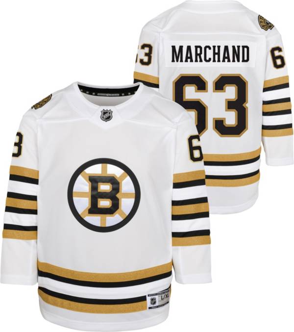 NHL Youth Boston Bruins Centennial Brad Marchand #63 Premier Home Jersey