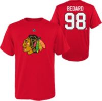 Fanatics Outerstuff Connor Bedard Chicago Blackhawks Youth Player Hoodie L / Red