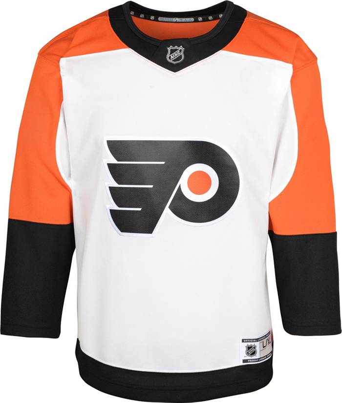 Philadelphia Flyers NHL Youth Home Color Blank Replica Jersey, Orange  (Orange, L/XL)