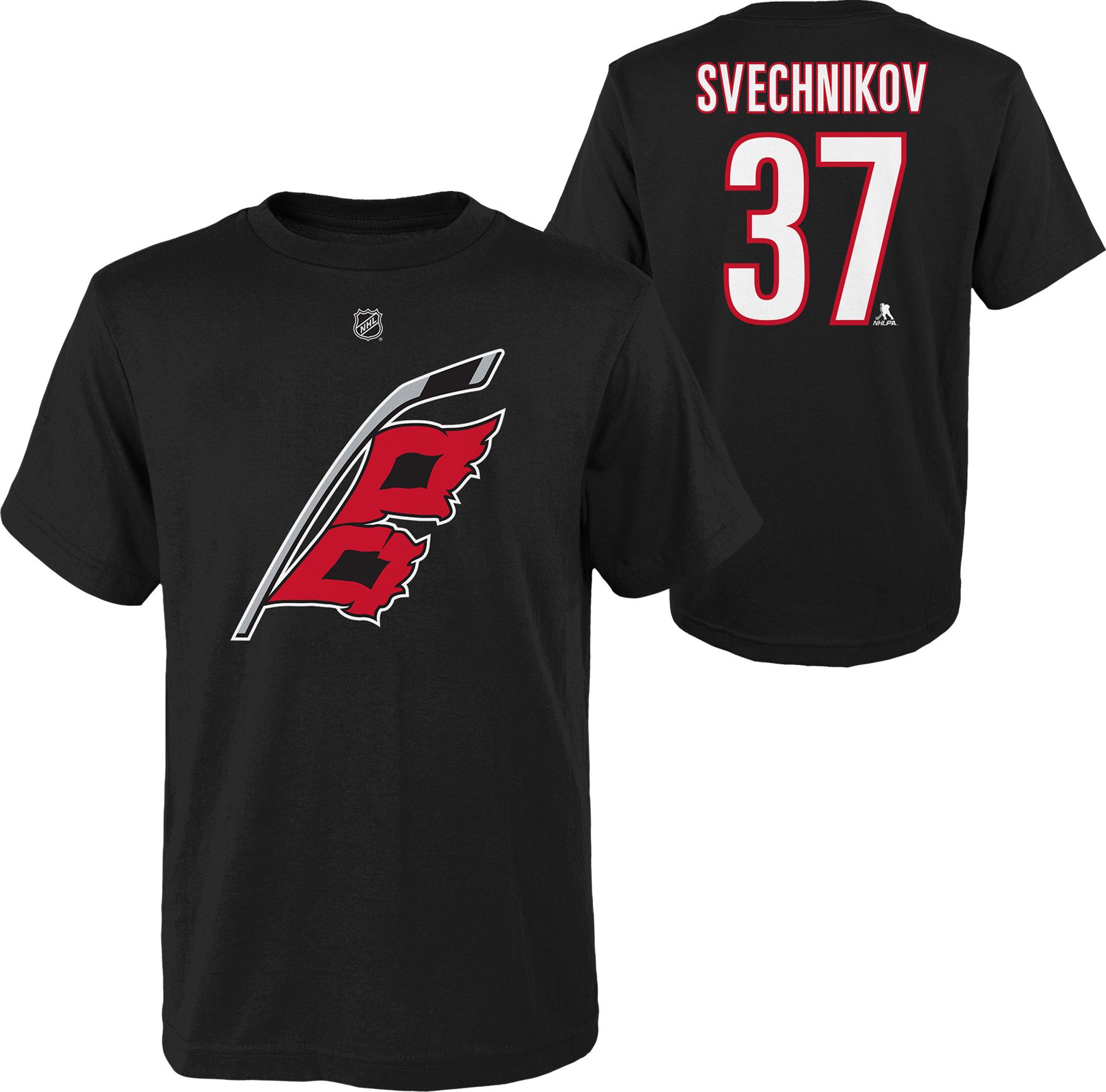 NHL Youth Carolina Hurricanes Andrei Svechnikov #37 Black T-Shirt product image