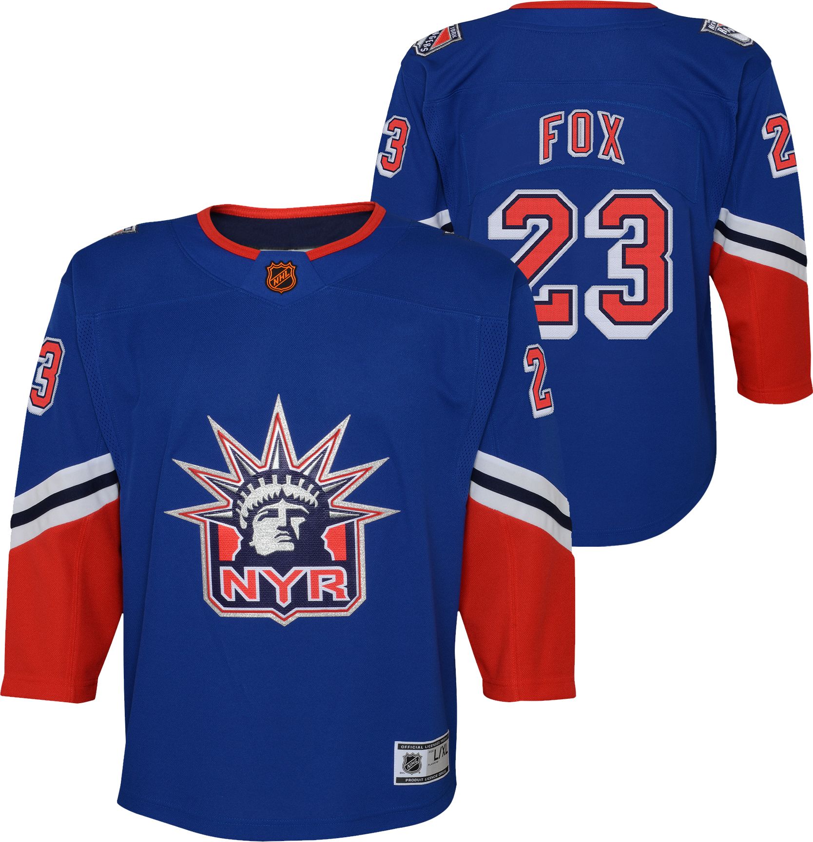 new york rangers dark blue jersey