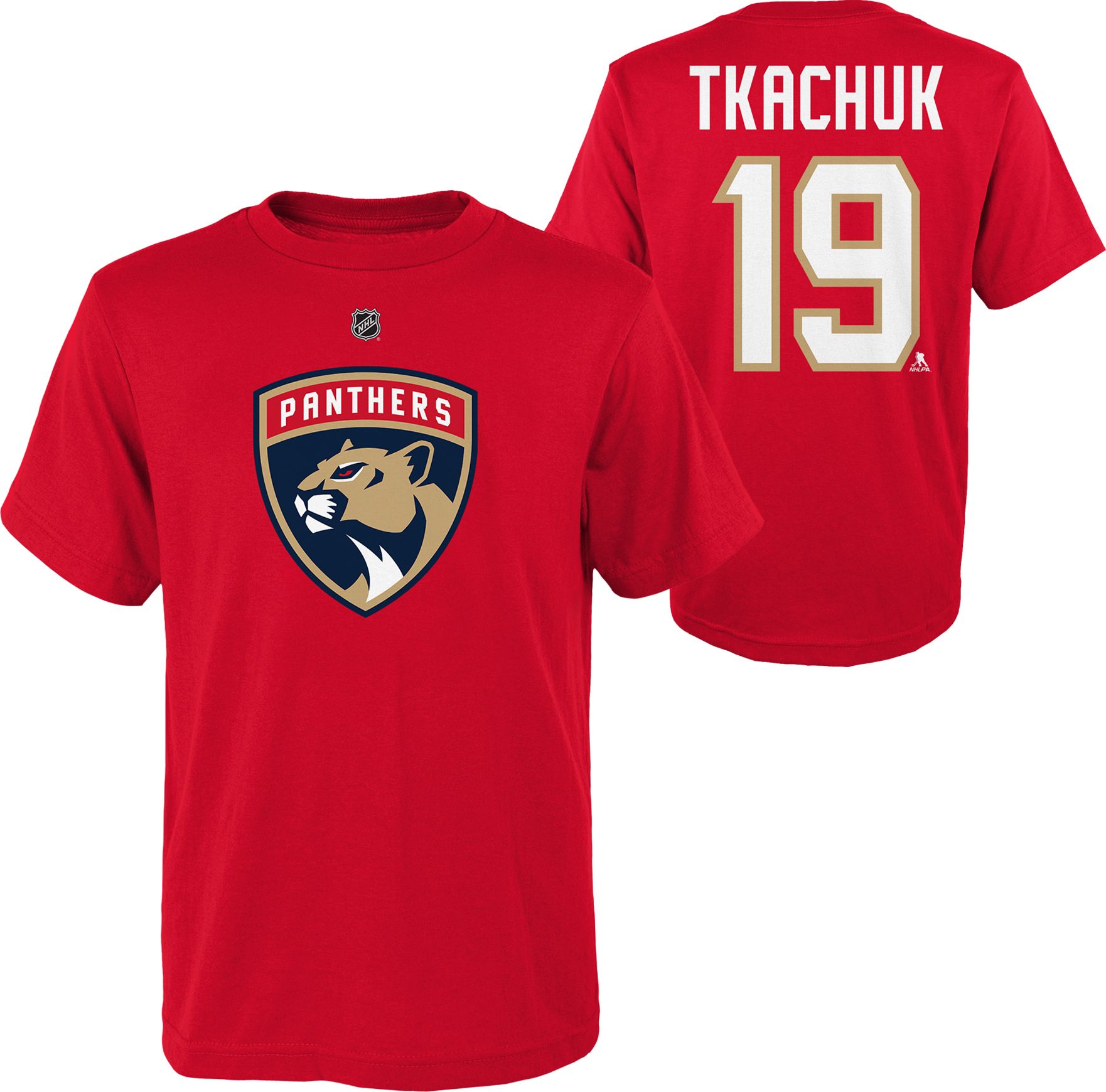 NHL Youth Florida Panthers Matthew Tkachuk #19 Red T-Shirt product image