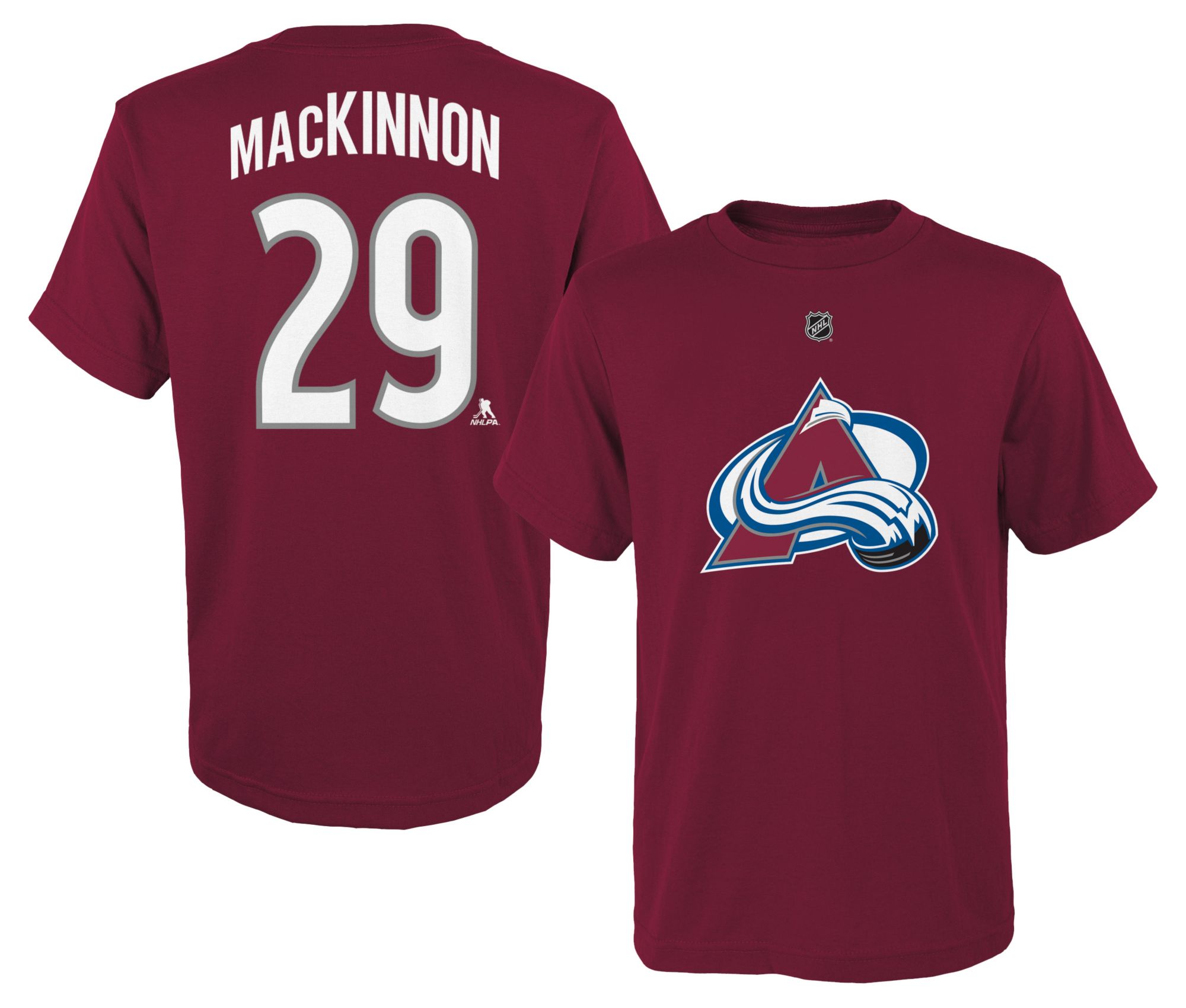 NHL Youth Colorado Avalanche Nathan MacKinnon #29 Maroon T-Shirt product image