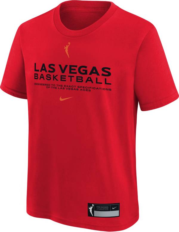 Nike Youth Las Vegas Aces Red Performance Cotton T-Shirt product image