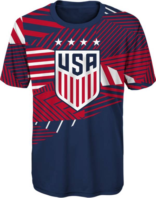 Outerstuff Youth USWNT Winger Red/Blue T-Shirt