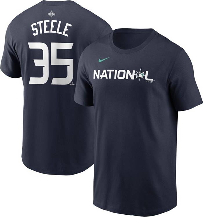 Nike Men's Chicago Cubs Dansby Swanson #7 White Cool Base Jersey