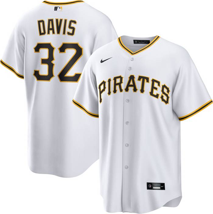 Nike Men's Pittsburgh Pirates Henry Davis #32 White Cool Base