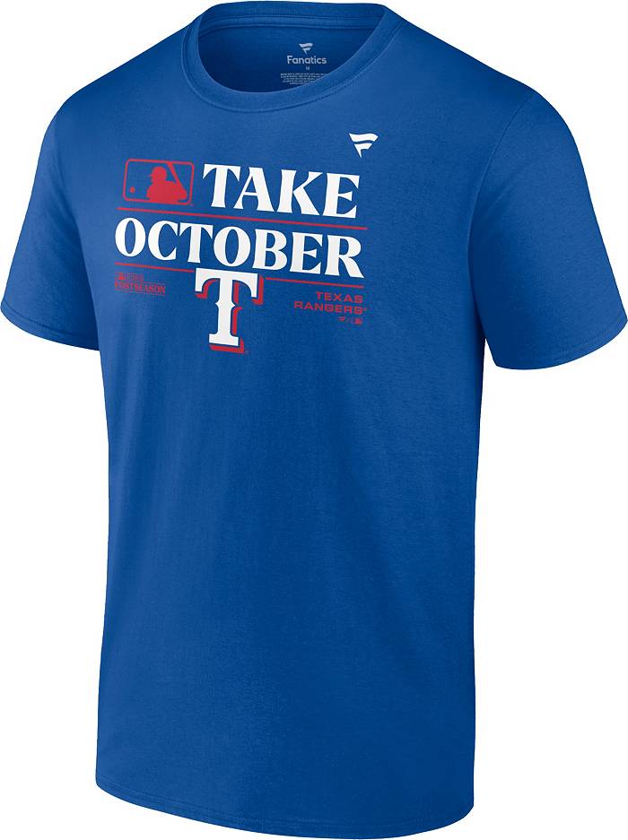 MLB Men's 2023 Postseason Take October Texas Rangers Locker Room