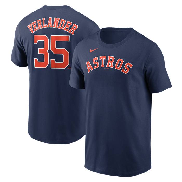 Men's Houston Astros Justin Verlander Nike Navy City Connect T-Shirt MLB XL