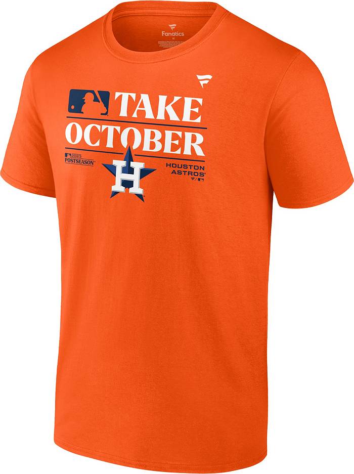 Men's Houston Astros Fanatics Branded Navy 2022 Postseason Locker Room T-Shirt