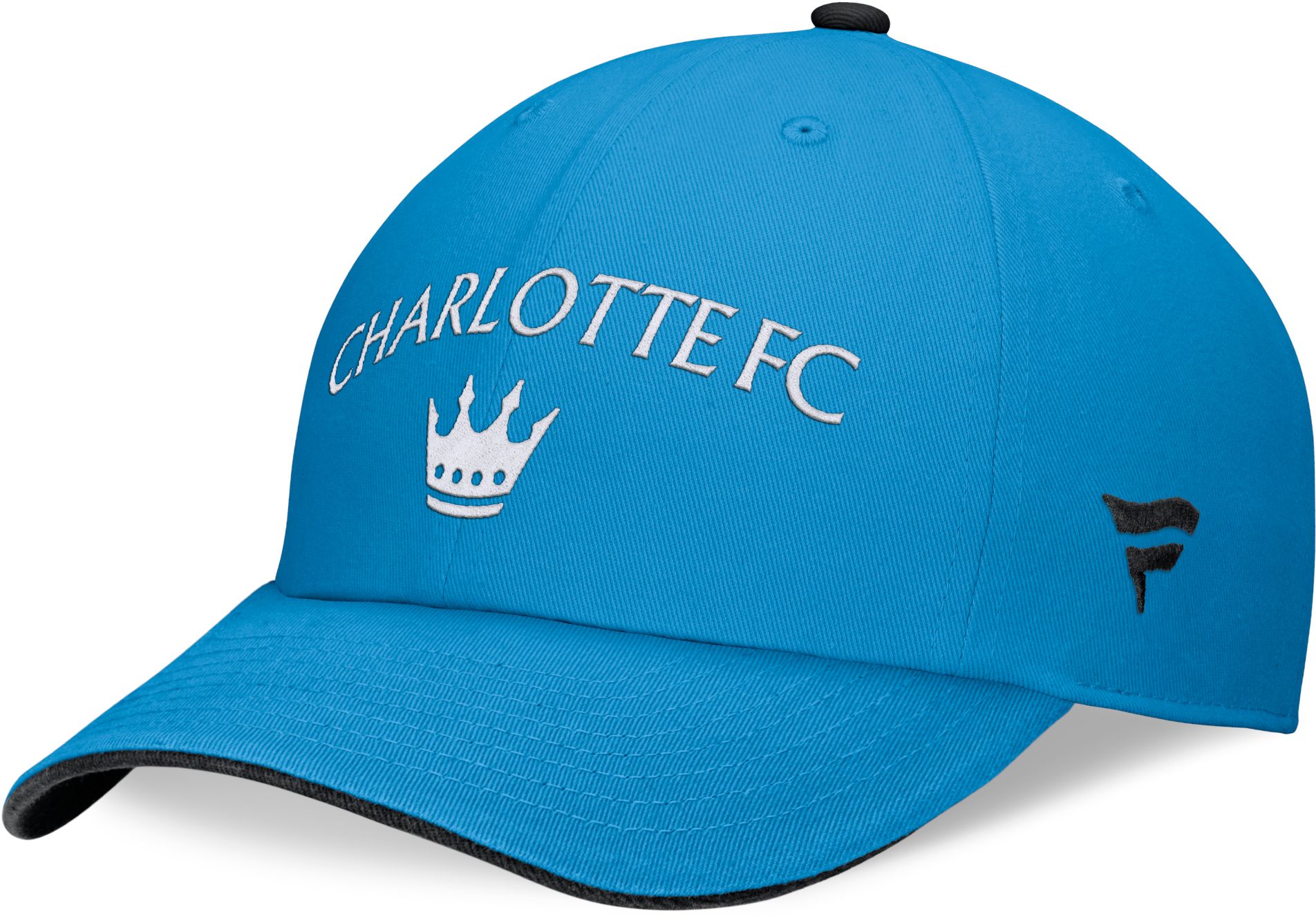 MLS Adult Charlotte FC Old School Blue Unstructured Adjustable Hat product image