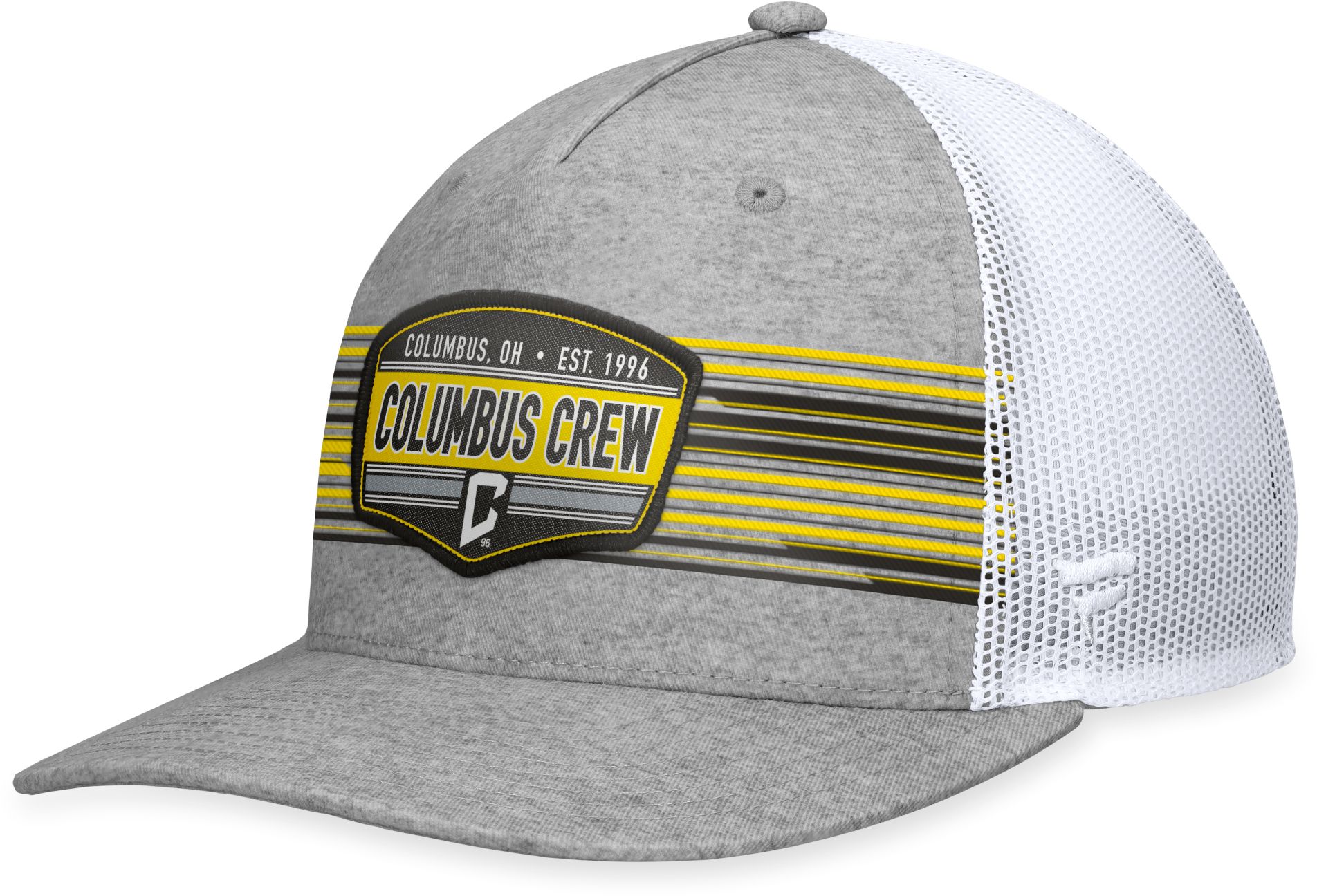 MLS Adult Columbus Crew Stroke Grey Trucker Hat